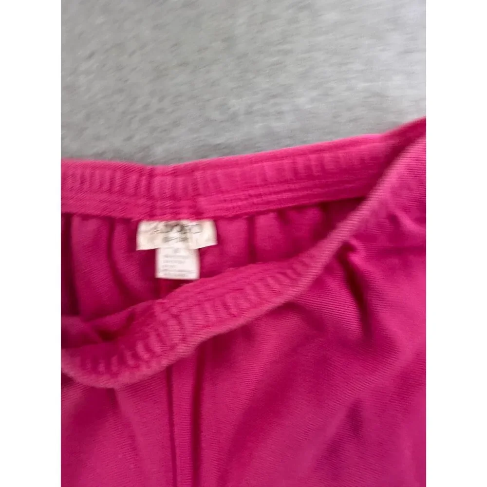 Vintage Adolfo Sport Women’s Medium Pink 2 Piece Zip Jacket Pants Set